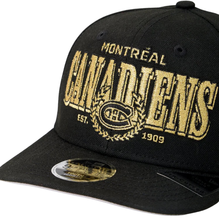 Montreal Canadiens NHL® 9FIFTY Laurel Adults Cap - Black/Gold