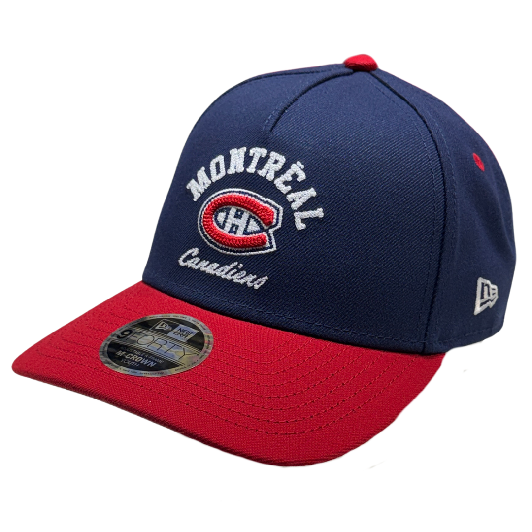 Montreal Canadiens NHL® 9FORTY Stretch Snap Youth/Child Cap - Navy/Red
