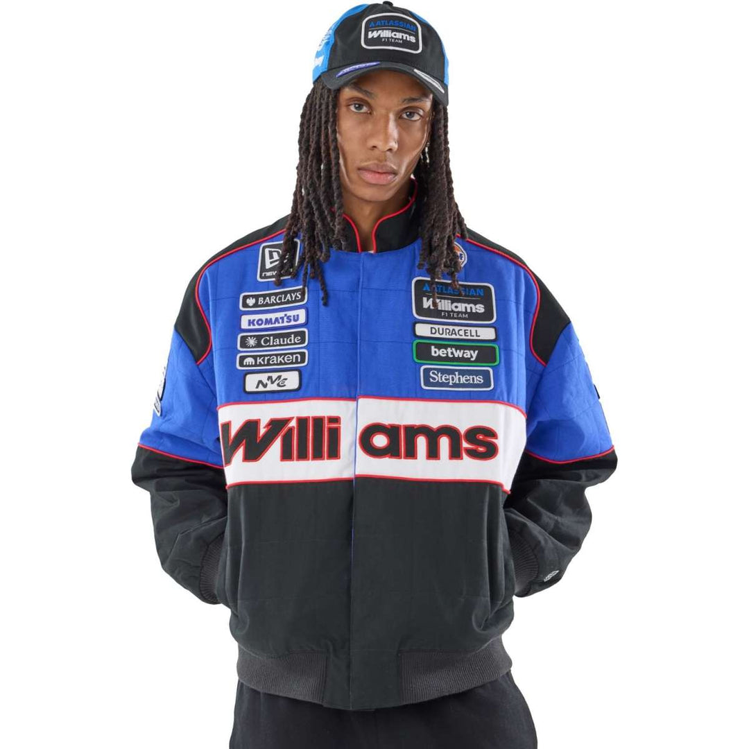 Chaqueta bomber del equipo Williams Racing F1™ 2026 Atlassian para el GP de Las Vegas - Azul y negro