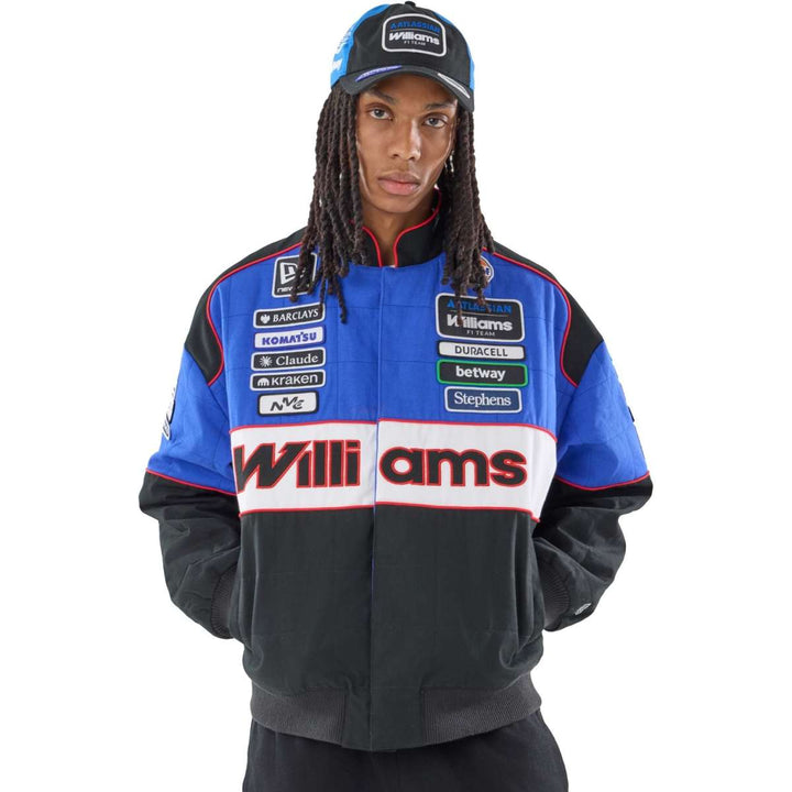 Chaqueta bomber del equipo Williams Racing F1™ 2026 Atlassian para el GP de Las Vegas - Azul y negro