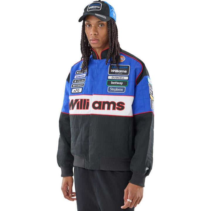 Chaqueta bomber del equipo Williams Racing F1™ 2026 Atlassian para el GP de Las Vegas - Azul y negro