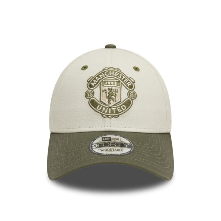 2025 Manchester United FC Contrast Visor Men's Cap - Ivory