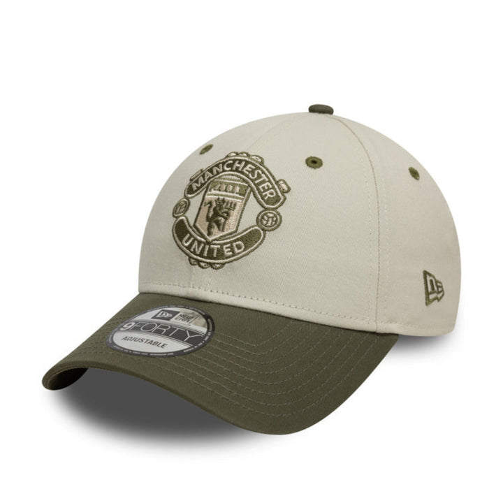 2025 Manchester United FC Contrast Visor Men's Cap - Ivory