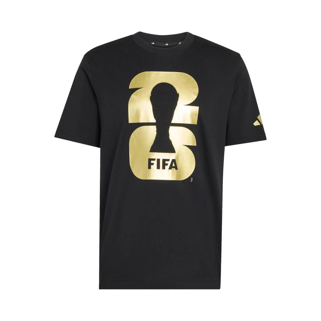Official Adidas World Cup 26™ Graphic T-shirt - Black/White/Blue