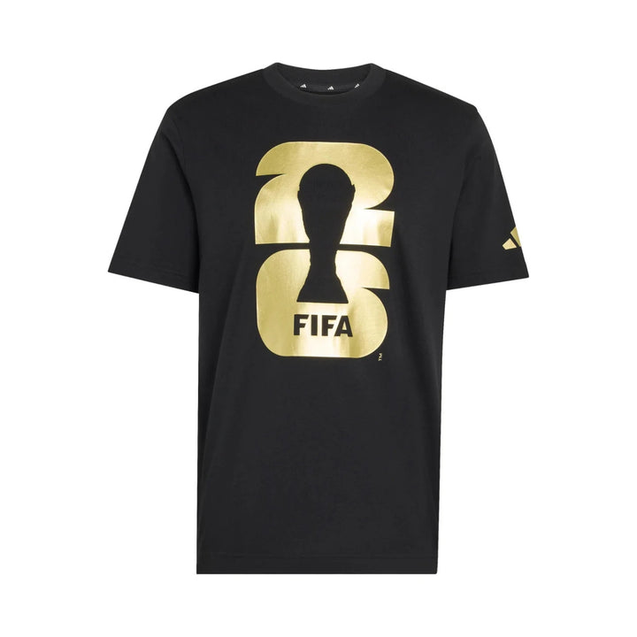 Official Adidas World Cup 26™ Graphic T-shirt - Black/White/Blue