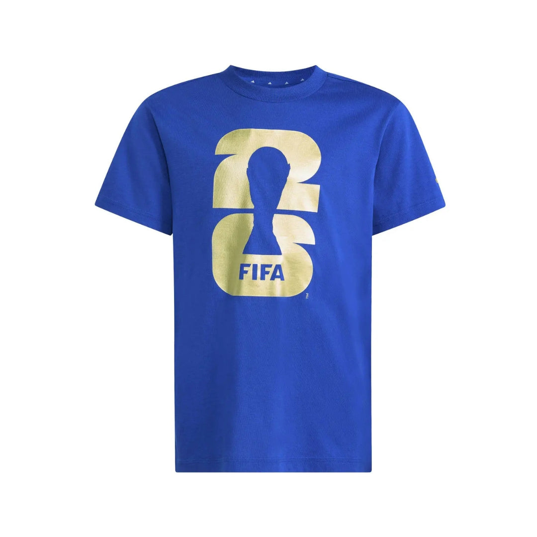 Official Adidas World Cup 26™ Graphic T-shirt - Black/White/Blue
