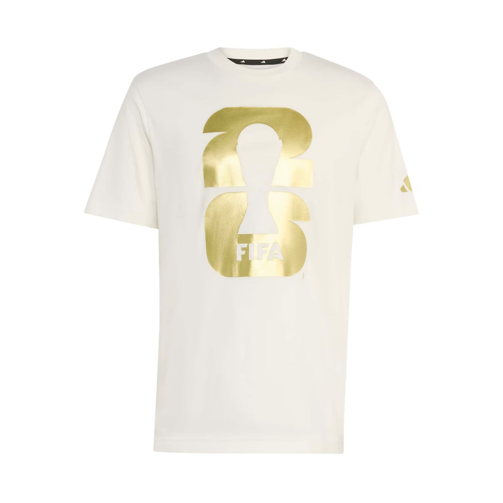Official Adidas World Cup 26™ Graphic T-shirt - Black/White/Blue