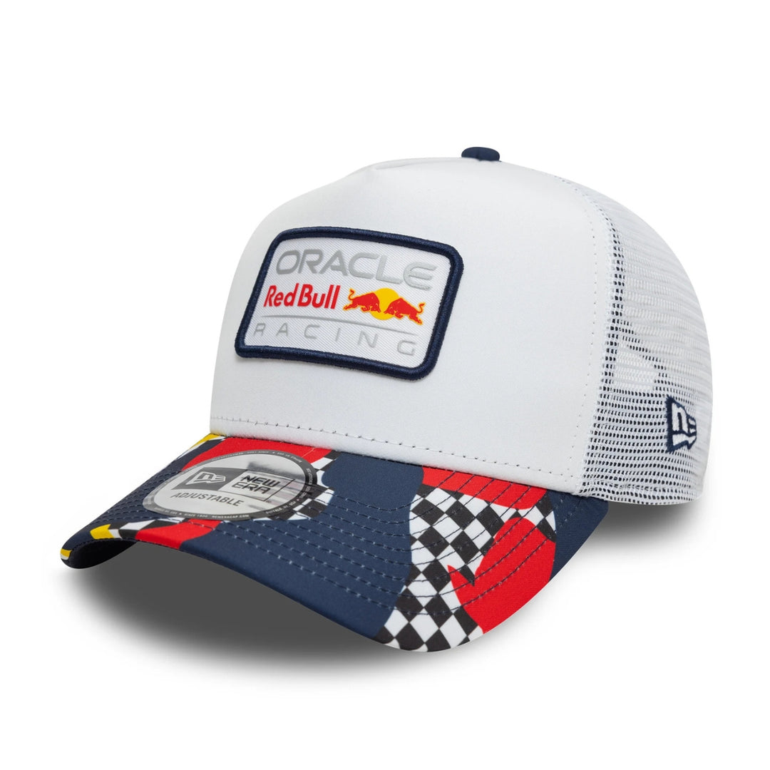 Oracle Red Bull Racing F1™ Team Abstract Trucker Men's Cap - White