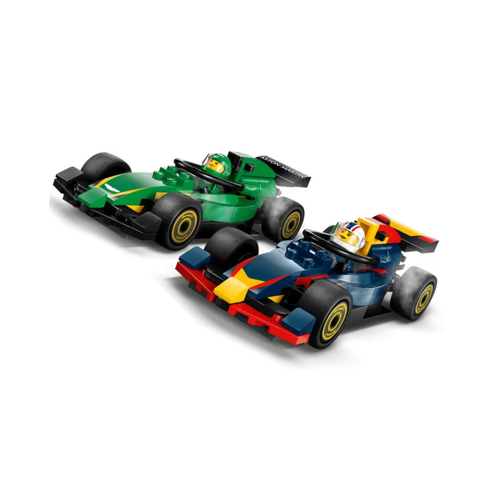 Oracle Red Bull Racing F1™ Team & Aston Martin F1™ Team Truck with RB20 & AMR24 F1™ LEGO 1:24 Scale Model Car - Muticolour