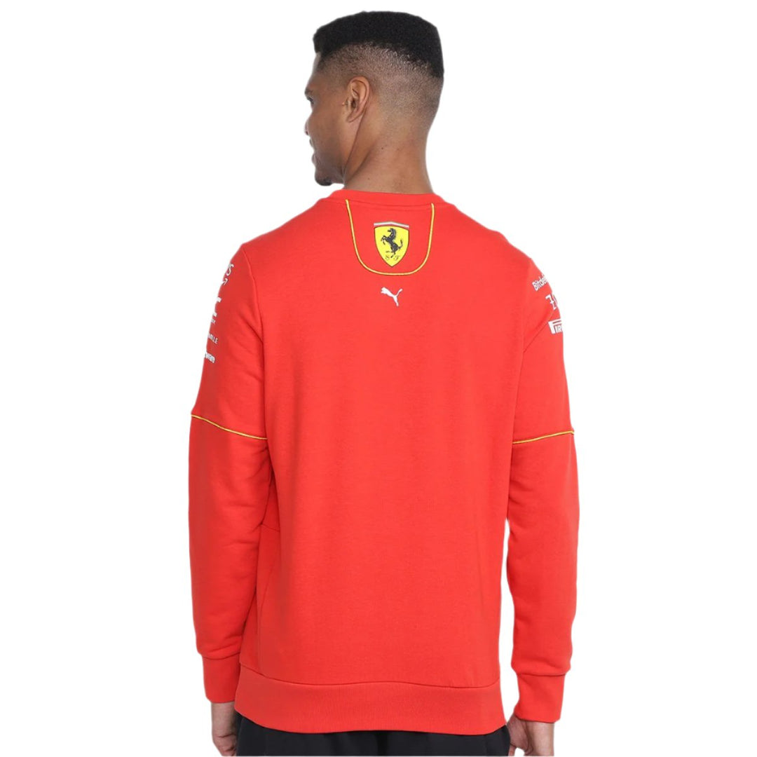 Genuine Scuderia Ferrari Replica Team Men's Sweatshirt - Red