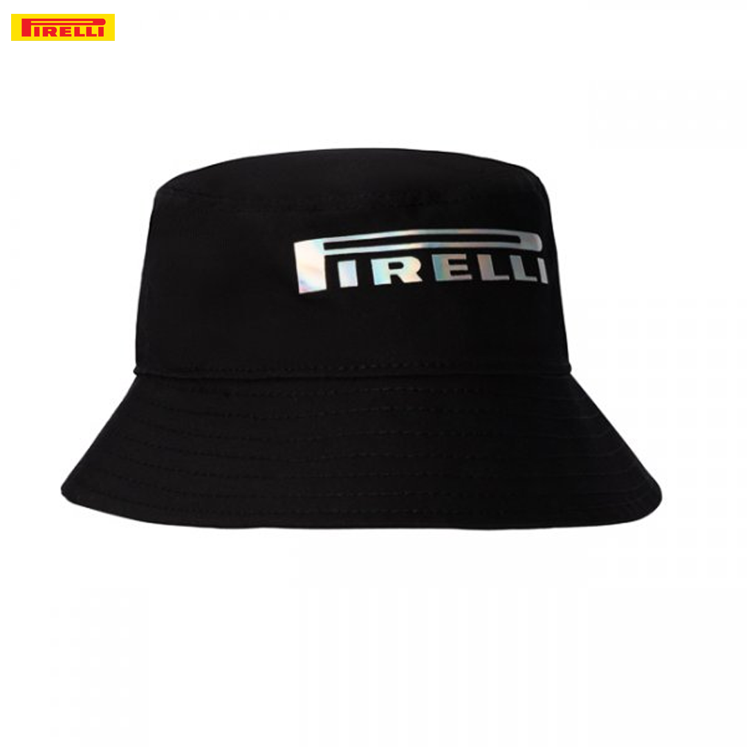 Gorro unisex Pirelli Podium Holographic Special Edition Bucket - Negro