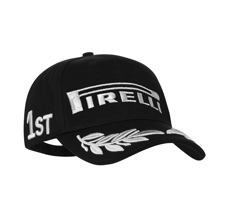 Pirelli F1™ Podium 1st Place Silver Edition Adult Cap - Black