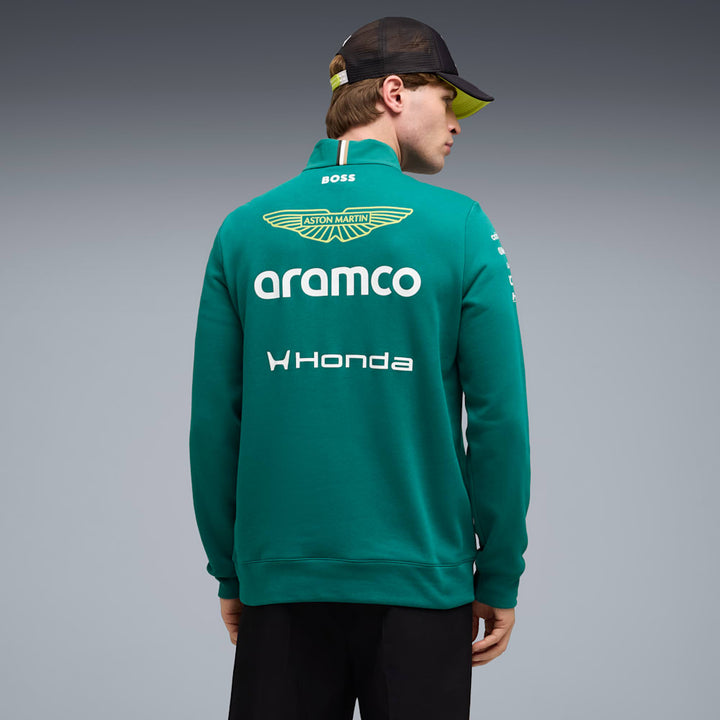 2026 Aston Martin F1™ Team 1/2 Zip Sweatshirt - Green Lux