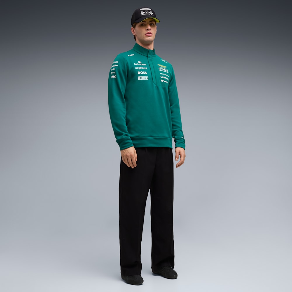 2026 Aston Martin F1™ Team 1/2 Zip Sweatshirt - Green Lux