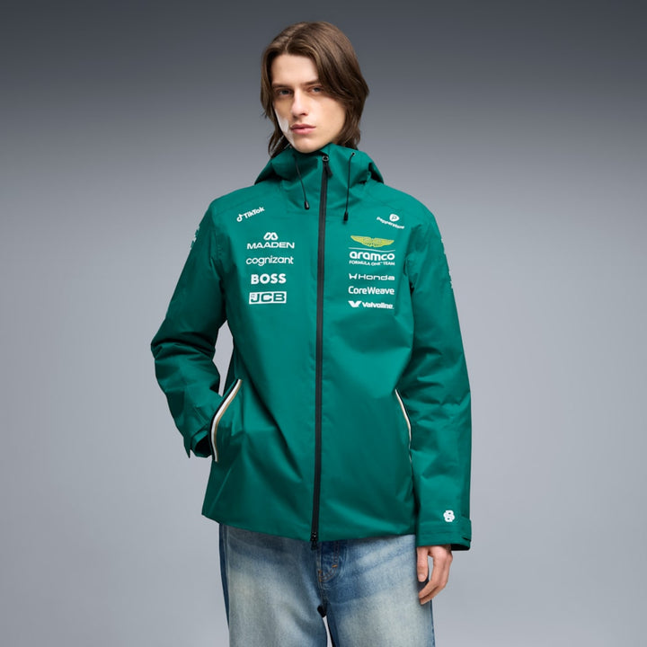 2026 Aston Martin F1 Team Rain Jacket - Green Lux