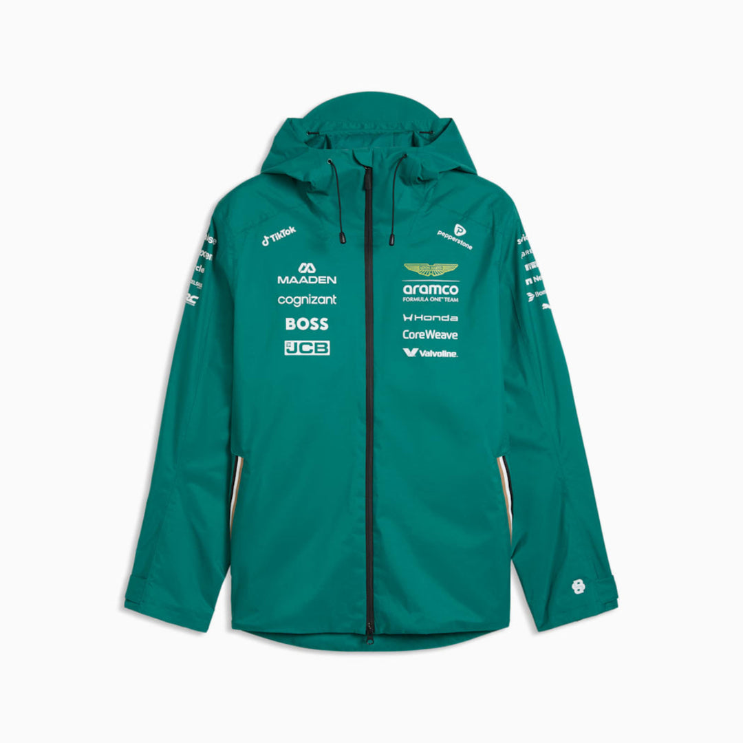 2026 Aston Martin F1 Team Rain Jacket - Green Lux