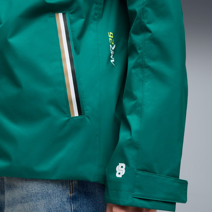 2026 Aston Martin F1 Team Rain Jacket - Green Lux