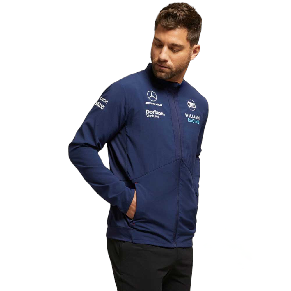 2023 Umbro Williams Racing F1 Team Presentation Men's Jacket Blue