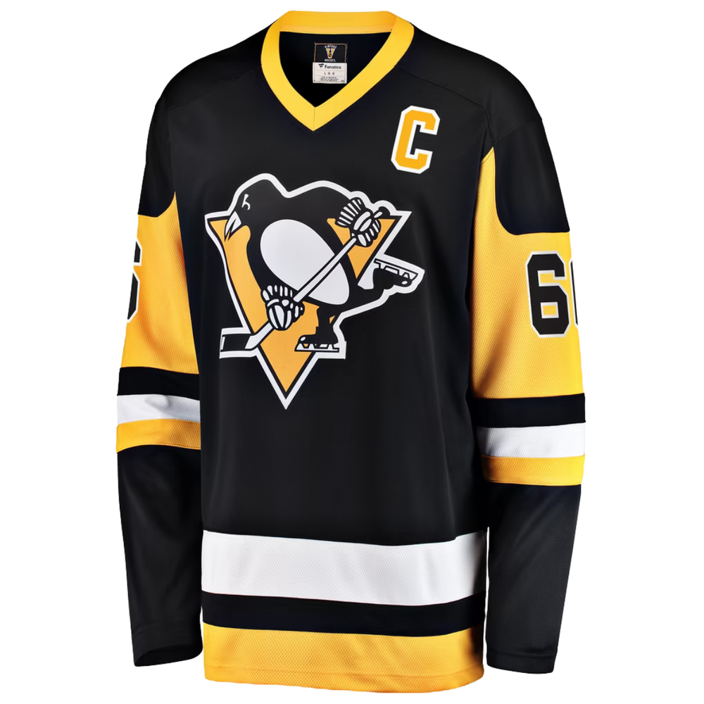Pittsburgh Penguins Mario Lemieux Breakaway Hockey Jersey - Men - Black