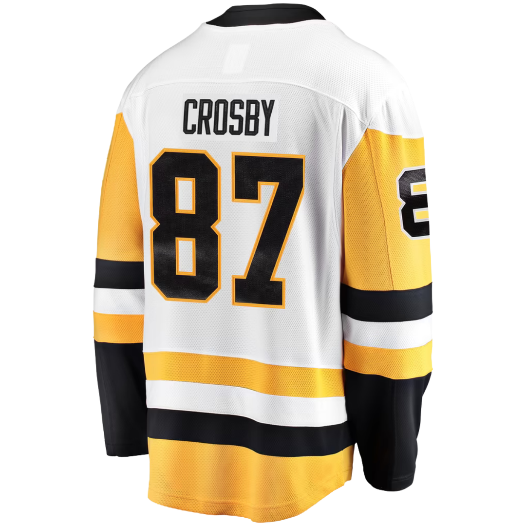 Pittsburgh Penguins Sidney Crosby Breakaway Hockey Jersey - Men - White