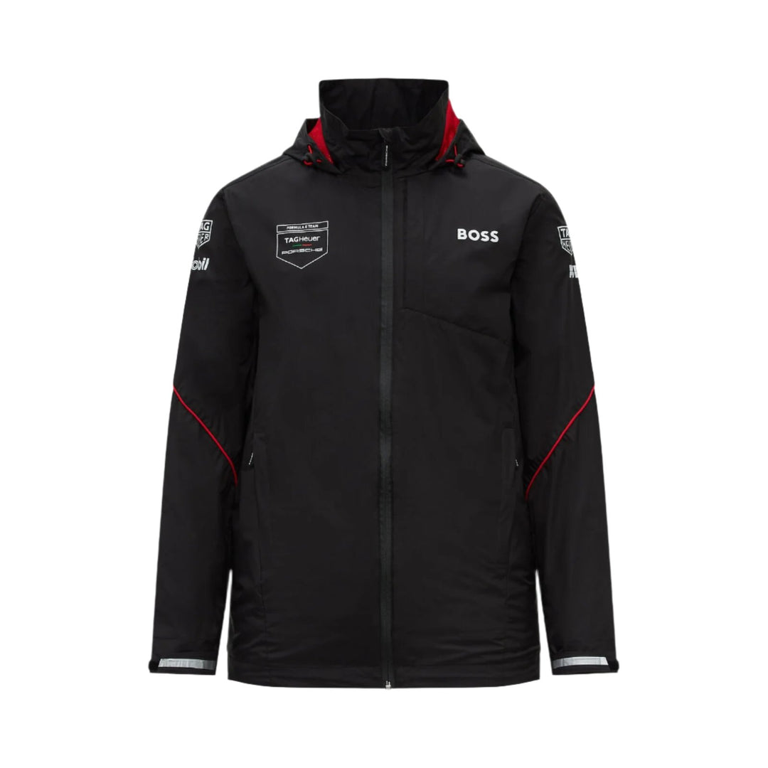 Porsche Motorsport FE™ Men's Team Rain Jacket - Black