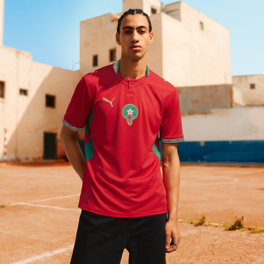 Maillot rouge officiel Puma du Maroc 2026 2026 FIFA Coupe du onde