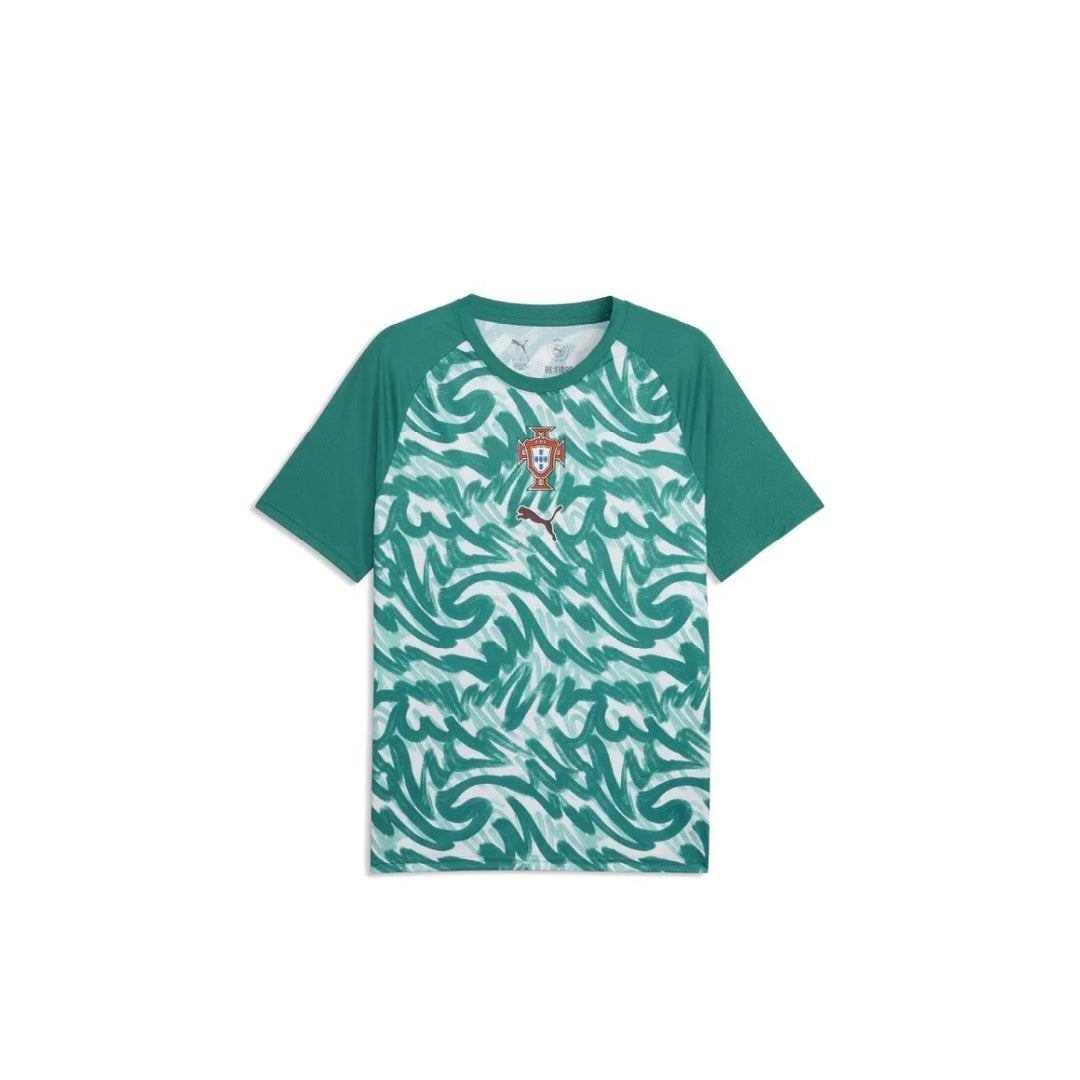 Puma Portugal World Cup Warn Up Jersey - Green Lagoon