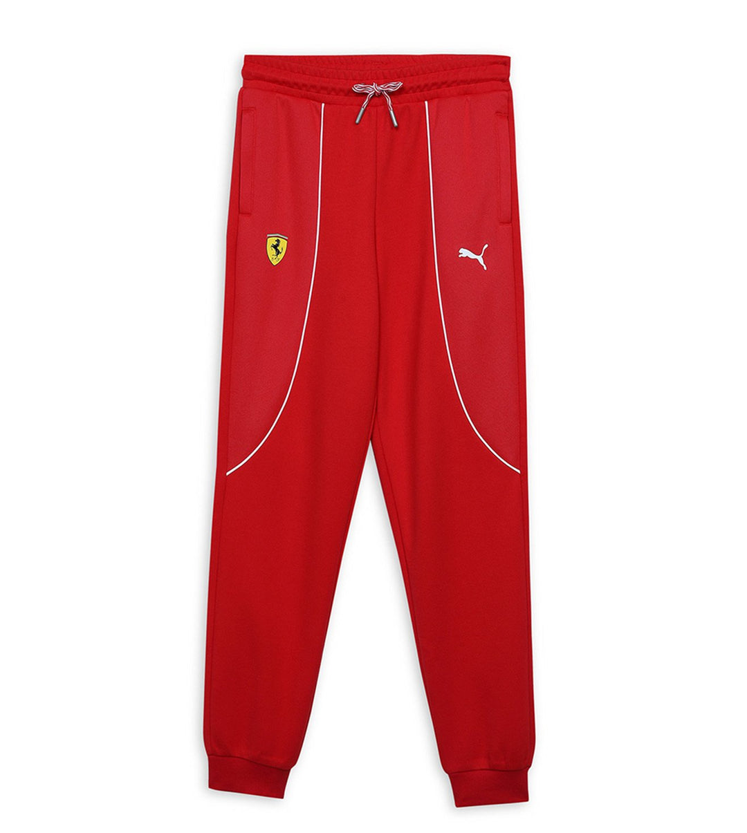 Puma Scuderia Ferrari F1 Team Junior Boys Kid's Race Sweat Jogging Sweat Pants - Red