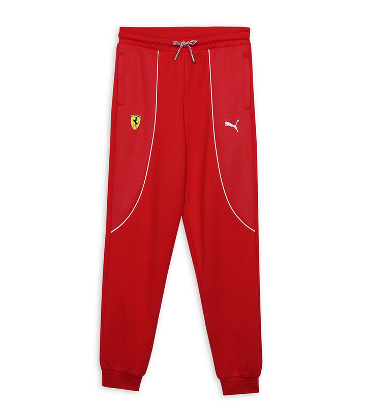 Puma Scuderia Ferrari F1 Team Junior Boys Kid's Race Sweat Jogging Sweat Pants - Red