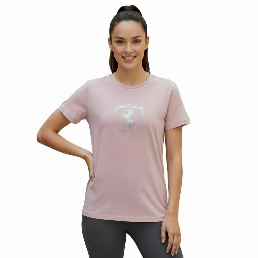 2025 Scuderia Ferrari F1™ Sportswear Women's T-shirt - Mauve Mist
