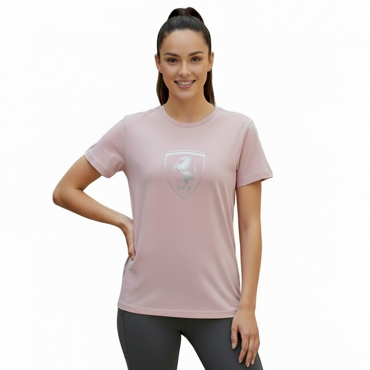2025 Scuderia Ferrari F1™ Sportswear Women's T-shirt - Mauve Mist