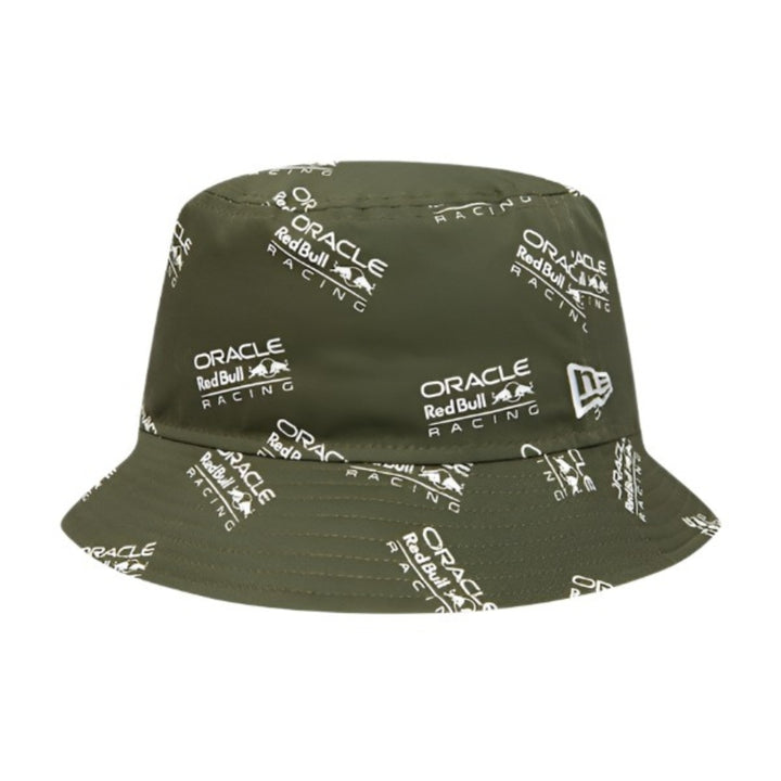 Oracle Red Bull Racing F1™ Team NEW ERA Adult Bucket Hat  - Military Green