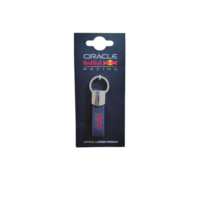 Red Bull Racing F1™ Team Leather Strap Keyring – Navy Blue