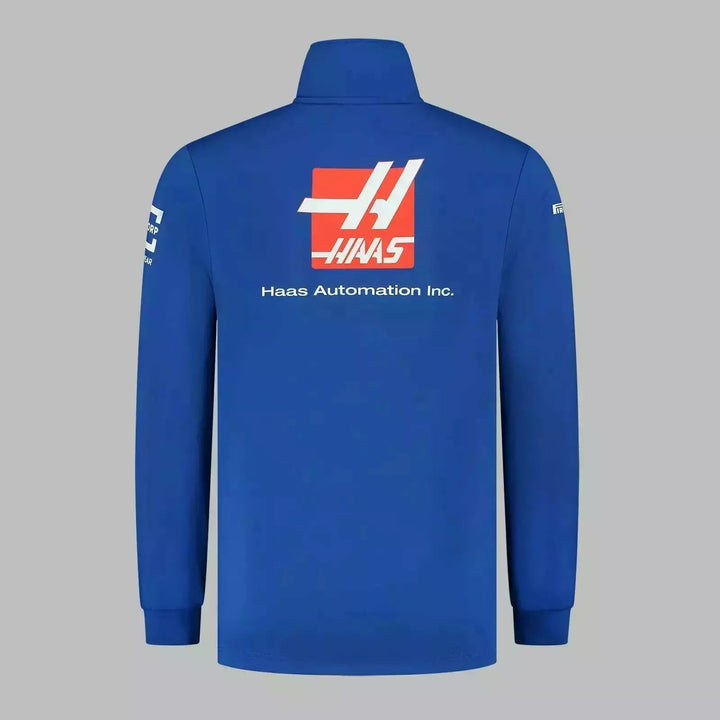 Sudadera Haas F1™ Team 1/4 Zip - Hombre - Azul