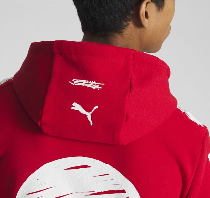 Scuderia Ferrari F1™ Team x Joshua Vides Carlos Sainz Men's Hooded Sweatshirt - Red