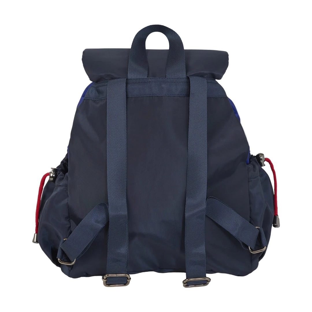 2026 Red Bull Racing Navy blue backpack on a light gray background