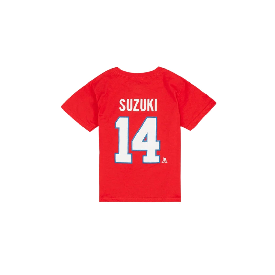 Montreal Canadiens NHL® Susuki #14 Ice Hockey T-shirt - Kids - Red