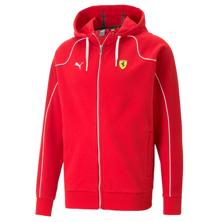 2023 Puma Scuderia Ferrari Race Hooded Sweat Jacket - Men - Red