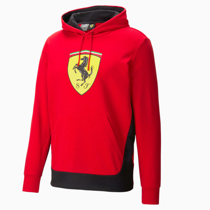 Scuderia-Ferrari-Big-Shield-Hoodie-Kids-Children-Boys-Girls-Red