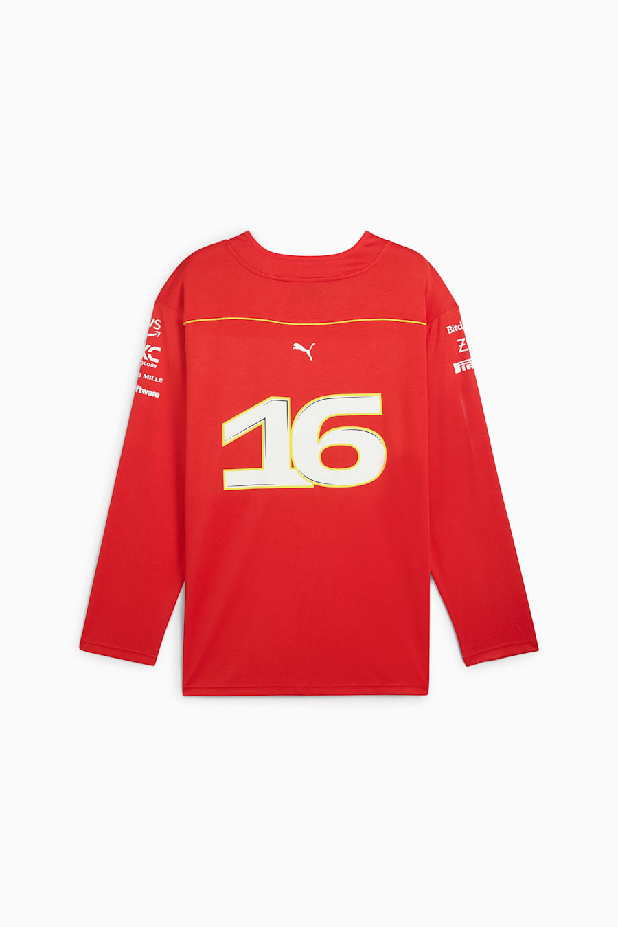 2024 Scuderia Ferrari Canadian Grand Prix Charles Leclerc Hockey Adult Jersey - Burnt Red