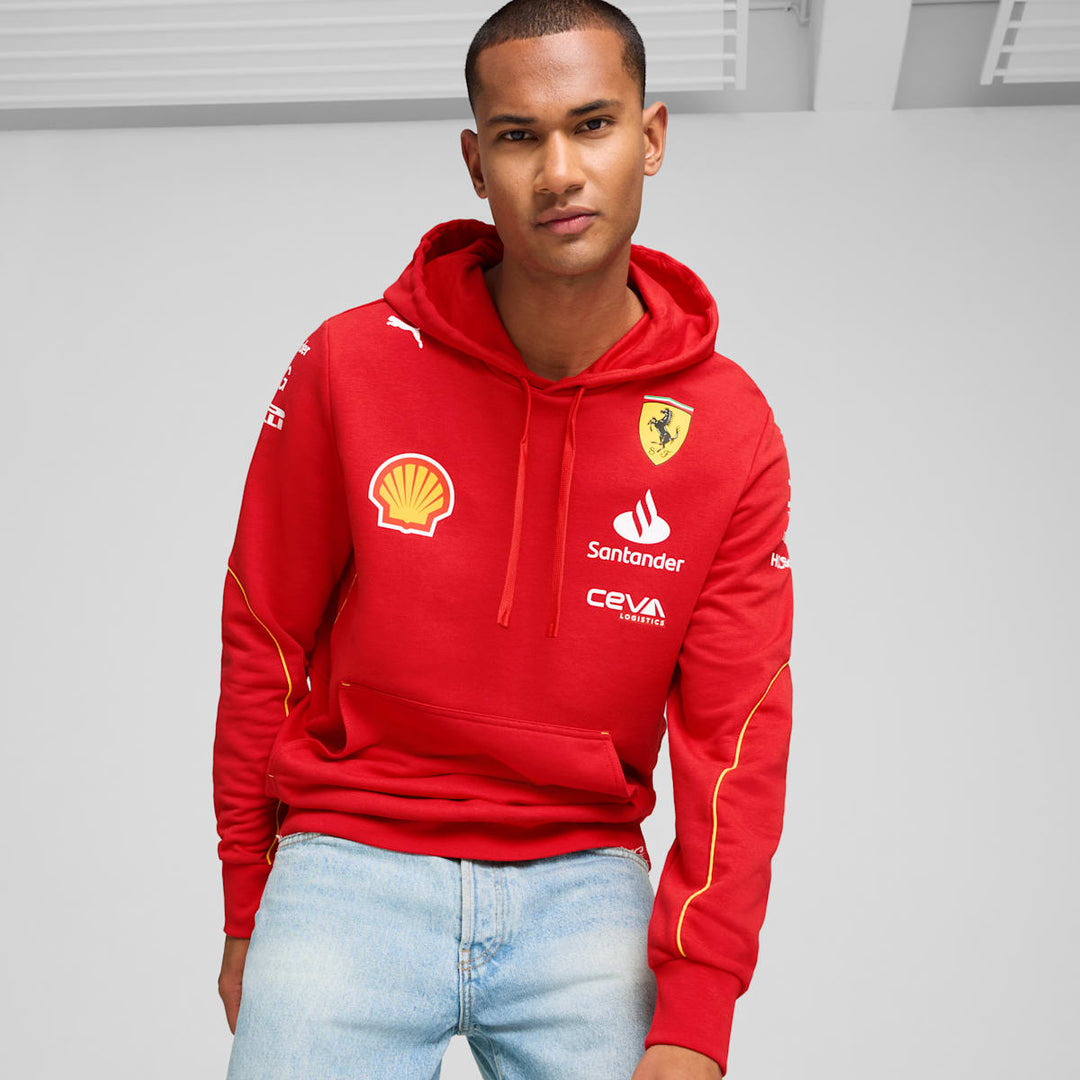 Scuderia Ferrari F1 2024 Team Men's Hoodie - Red