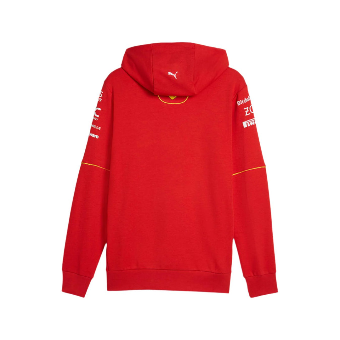 Scuderia Ferrari F1 2024 Team Men's Hoodie Leclerc Sainz = Red