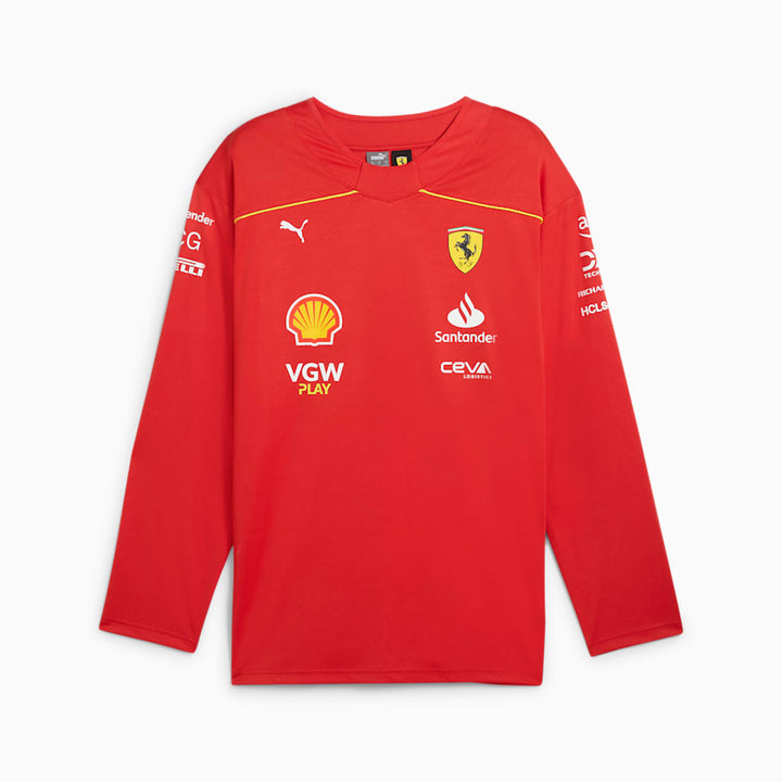 Puma Scuderia Ferrari 2024 F1 Canadian GP Charles Leclerc  Carlos Sainz Hockey Men's Jersey - Burnt Red