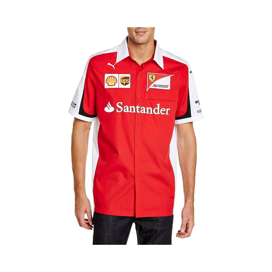 Scuderia Ferrari F1™ Team Button-Up Shirt 2013-15 Era – Red