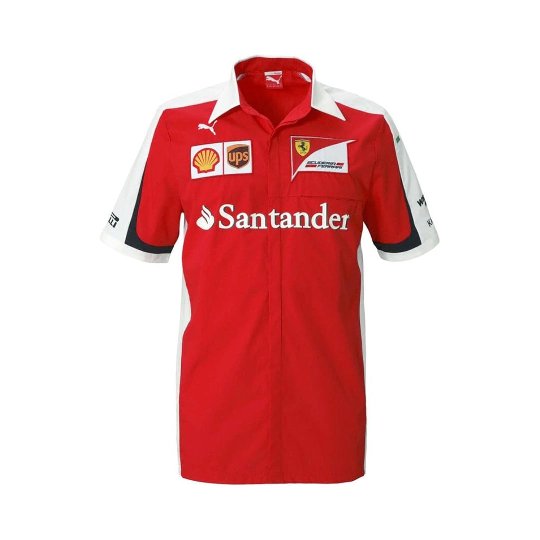 Scuderia Ferrari F1™ Team Button-Up Shirt 2013-15 Era – Red