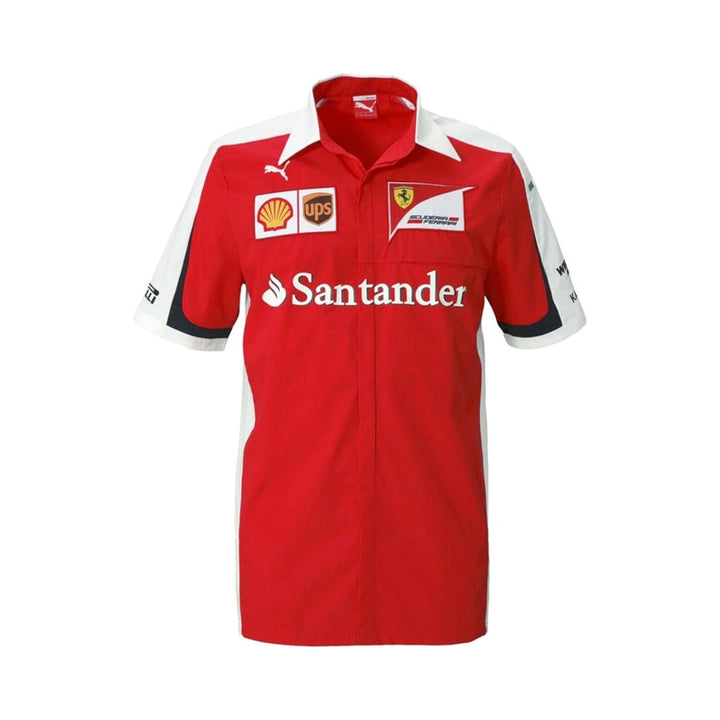 Scuderia Ferrari F1™ Team Button-Up Shirt 2013-15 Era – Red