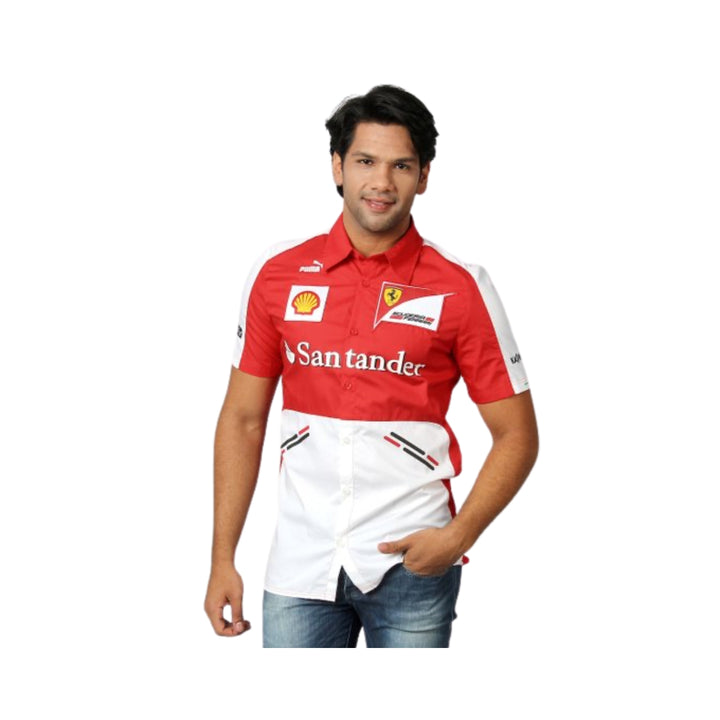 Scuderia Ferrari F1™ Team Button-Up Shirt 2013 – Red