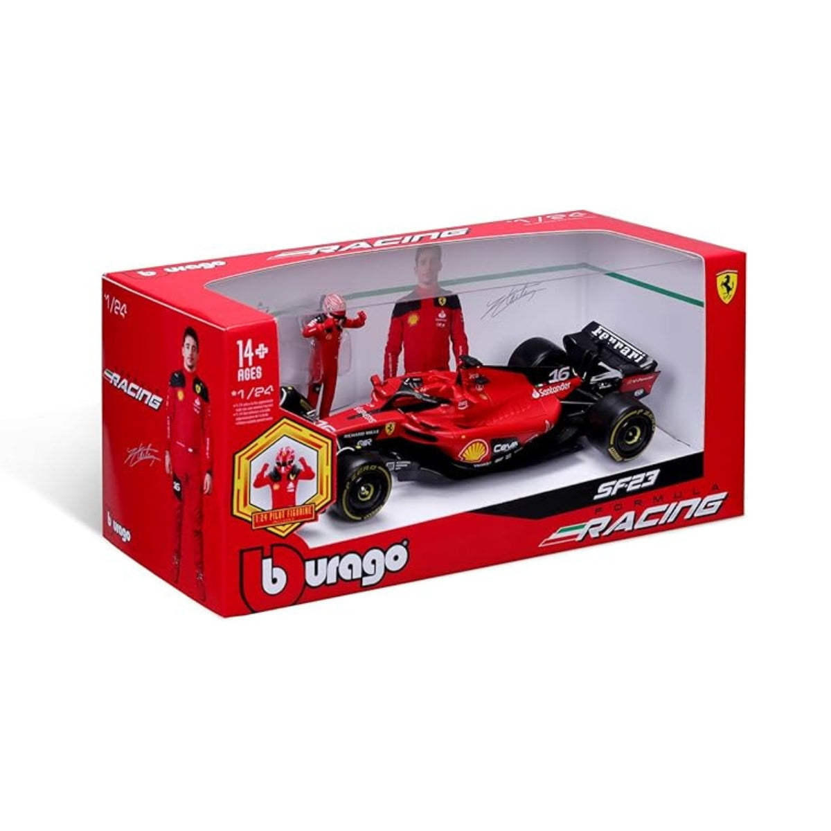 Scuderia Ferrari F1™ Team Charles Leclerc SF-23 Bburago 1:24