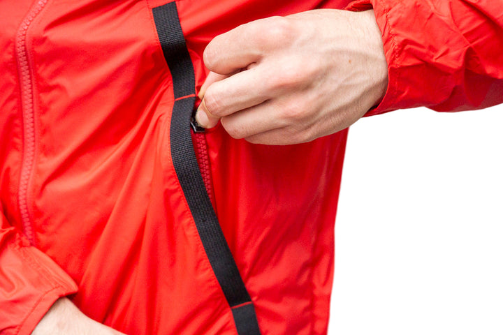 Scuderia Ferrari Rain Jacket Windbreaker for Men - Rosso Corsa Red 