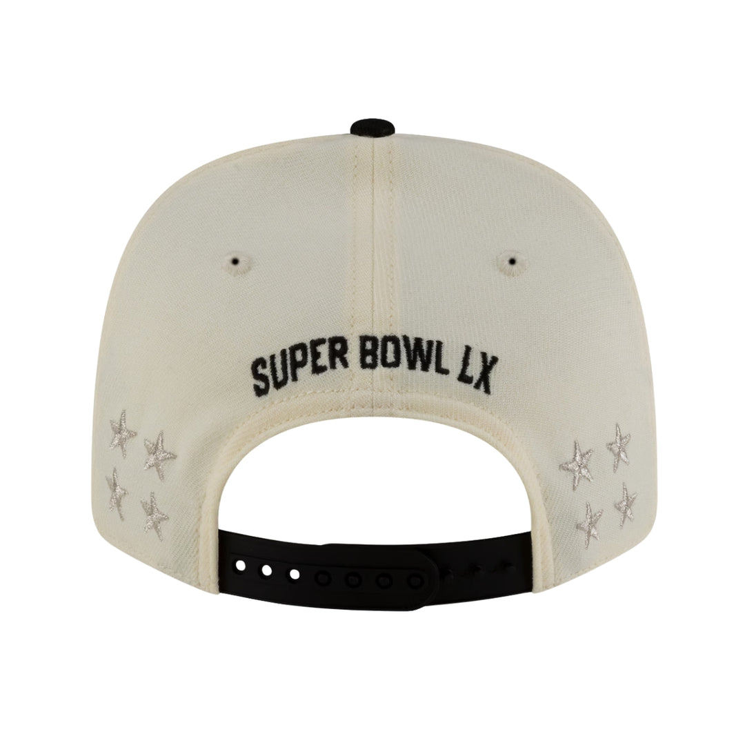 Seattle Seahawks NFL®  Super Bowl LX Champions 9SEVENTY Adjustable Hat – Cream/Black